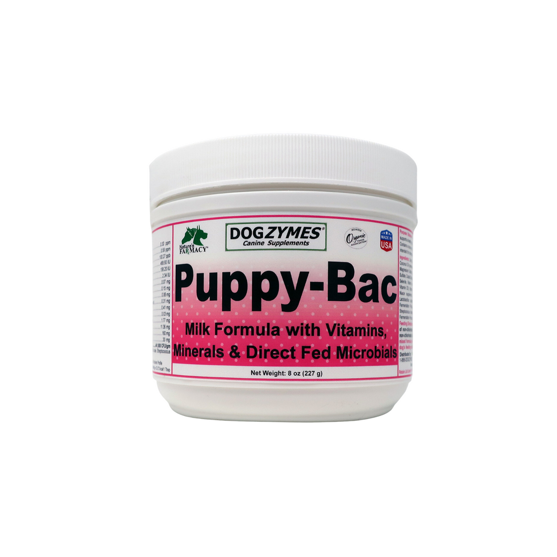 Puppy Bac Milk Replacer Milk Supplement Breeding Empire