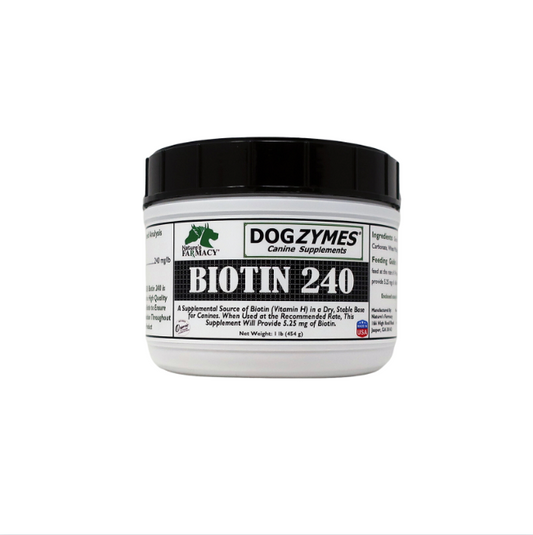Biotin Vitamin H - Vit B7 - Vit B8 Support Coat Length and Growth