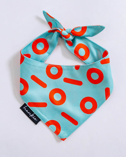 Hey Jude dog bandana by Hankie Series 2 – Beatles-inspired rock song pattern pet scarf